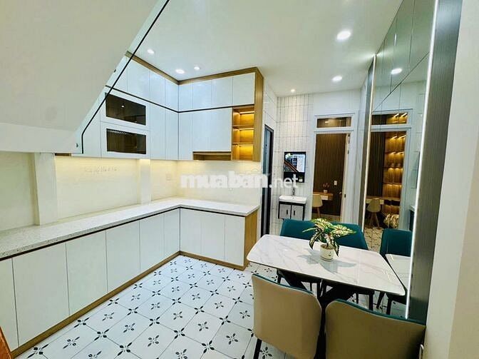 NHÀ MỚI PHAN VĂN TRỊ, 3PN, FULL NỘI THẤT