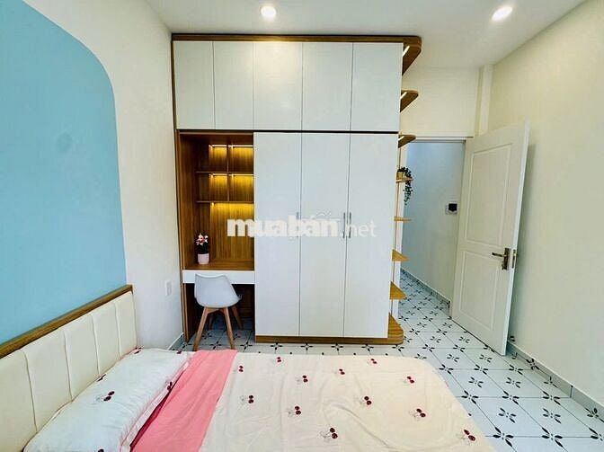 NHÀ MỚI PHAN VĂN TRỊ, 3PN, FULL NỘI THẤT