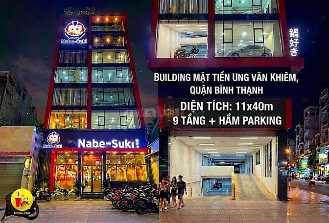 120 Tỷ! Bán Mặt Tiền 11x40m Ung Văn Khiêm - Xây Hầm 9 Tầng