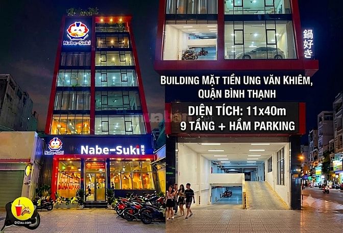 120 Tỷ! Bán Mặt Tiền 11x40m Ung Văn Khiêm - Xây Hầm 9 Tầng