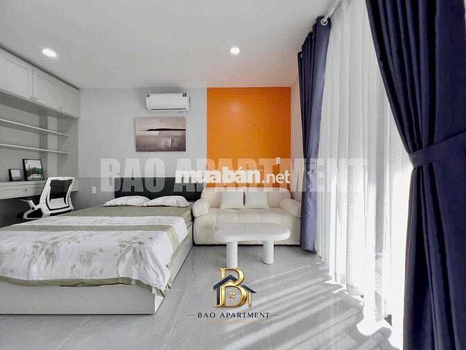 Cho thuê Căn hộ full nội thất ban công gần đại học Kinh tế Quận 10