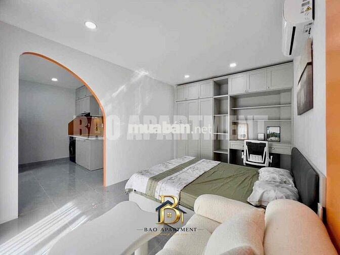 Cho thuê Căn hộ full nội thất ban công gần đại học Kinh tế Quận 10