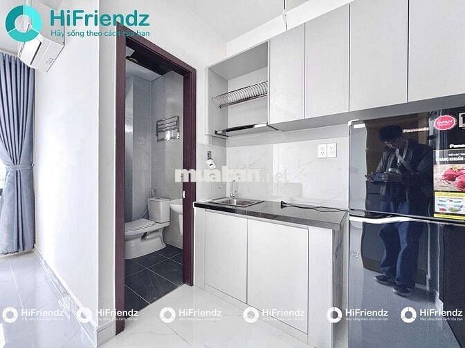 STUDIO ĐẦY ĐỦ NỘI THẤT, CÓ PHÒNG BAN CÔNG GIAO LÊ QUANG ĐỊNH 