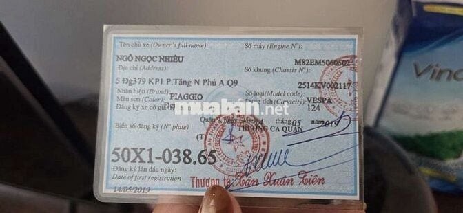 Piaggio Vespa 2019 Đen 10724 km