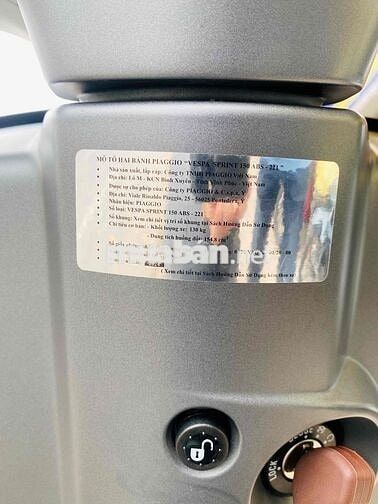 Vespa Print 150 ABS 2024 lướt 2.400 km như mới✅