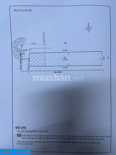BÁN NHÀ GÓC 2 MẶT TIỀN KINH DOANH : 174 BÌNH LONG - P. PHÚ THẠNH - HCM