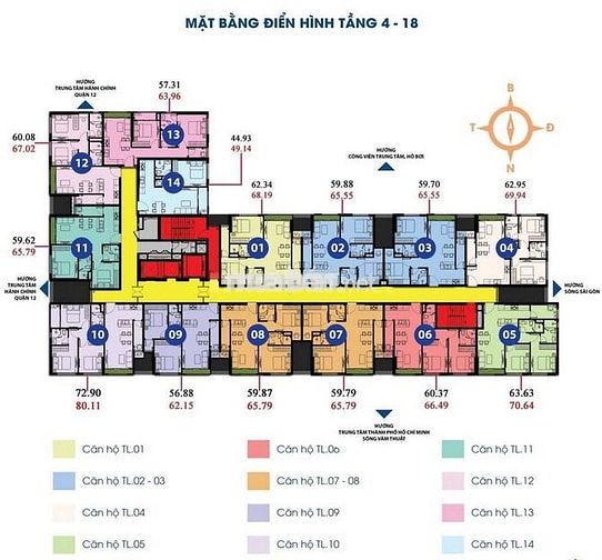 Bán Căn Góc 3PN HAPPY ONE PREMIER Q12 Nguyễn Oanh Nối Dài Giá 4,7 tỷ