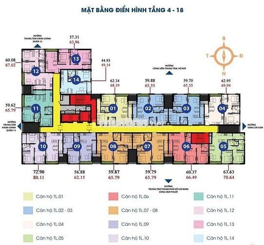 Bán Căn Góc 3PN HAPPY ONE PREMIER Q12 Nguyễn Oanh Nối Dài Giá 4,7 tỷ