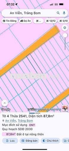 ĐẤT AN VIỄN SỔ RIÊNG THỔ CƯ GIÁ RẺ CHO AC CÔNG NHÂN