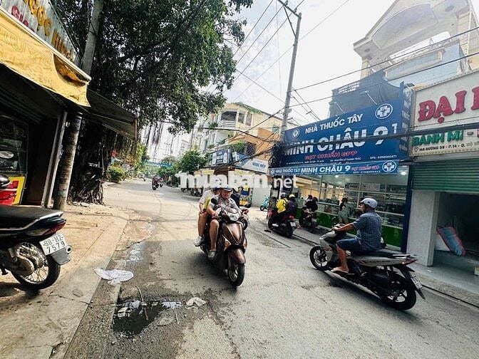 NHÀ MẶT TIỀN ĐƯỜNG SỐ P14 GÒ VẤP NGAY CHỢ THẠCH ĐÀ