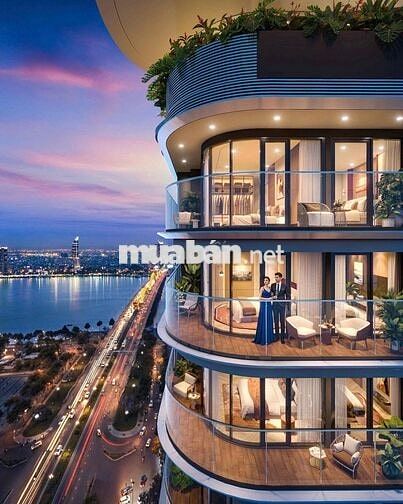 Quỹ căn của CĐT dự án The Legend Đà Nẵng, view sông và cầu Rồng