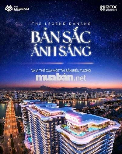 Quỹ căn của CĐT dự án The Legend Đà Nẵng, view sông và cầu Rồng