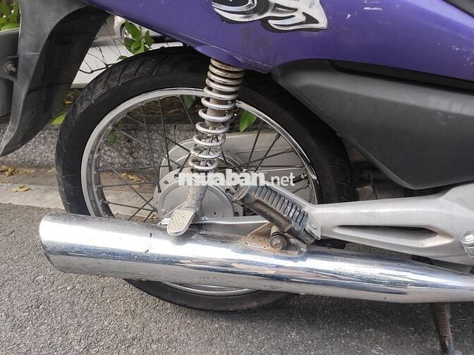 Honda Wave xương cá tím hoa cà chưa rớt đầu