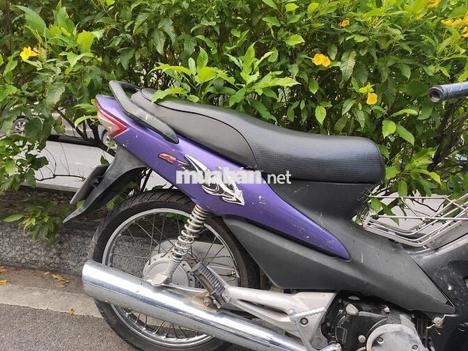 Honda Wave xương cá tím hoa cà chưa rớt đầu