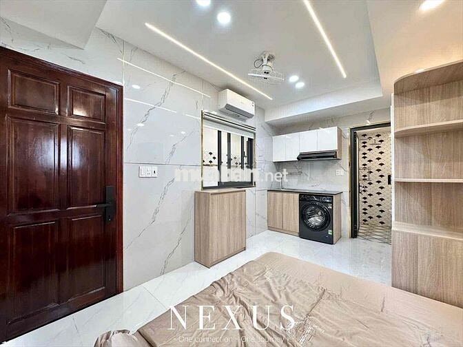 CĂN HỘ STUDIO FULL N.THẤT CAO CẤP+MG RIÊNG NGAY CV LÀNG HOA LÊ VĂN THO