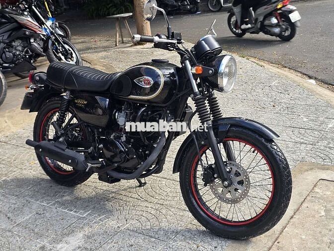 Kawasaki W175 SE 8000 km màu Đen,Cực Mới