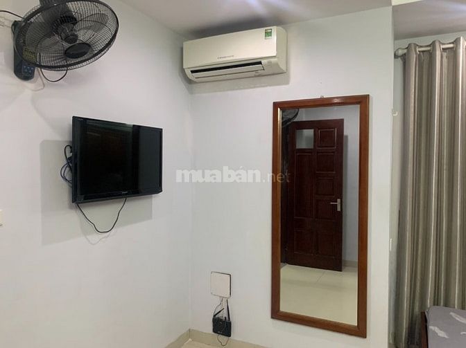 Cho thuê CC mini 55m2 đủ đồ ô tô đỗ cửa 1PN, 1WC tại Nguyễn Văn Trỗi