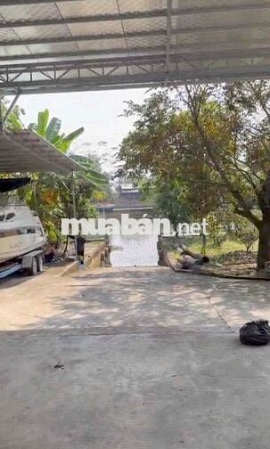 Đất nghỉ dưỡng 1041m2 cảnh sông có cầu tàu tặng cano