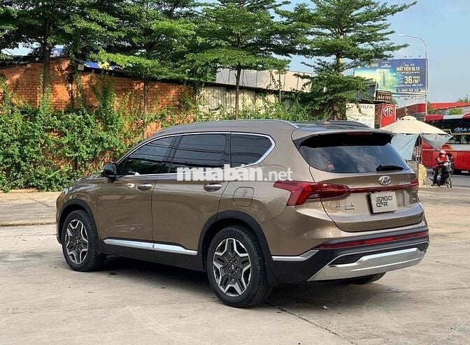 Hyundai SantaFe 2023 SUV 7 chỗ Nâu full xăng