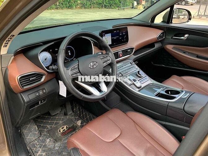 Hyundai SantaFe 2023 SUV 7 chỗ Nâu full xăng