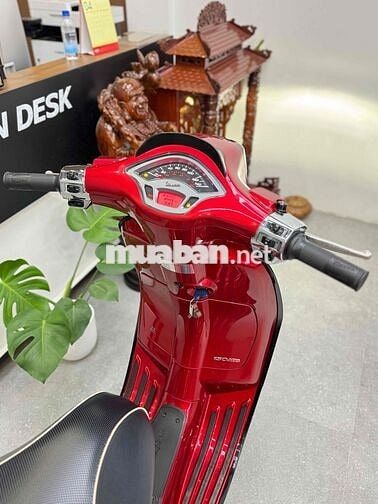 Vespa 150cc Đỏ Cherry siêu lướt 8k km Hỗ trợ góp