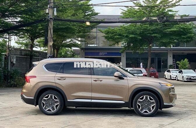 Hyundai SantaFe 2023 SUV 7 chỗ Nâu full xăng