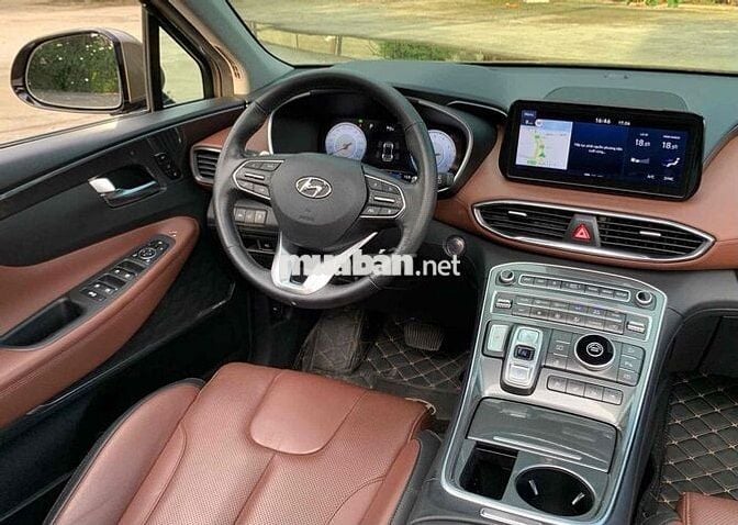 Hyundai SantaFe 2023 SUV 7 chỗ Nâu full xăng