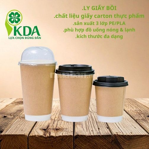 Ly Giấy Cao Cấp | In Logo Quán Tăng Nhận Diện Thương Hiệu Tại Cần Thơ