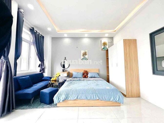 Cho thuê căn hộ 1pn tách bếp ban công giặt riêng full nt ở quận 10