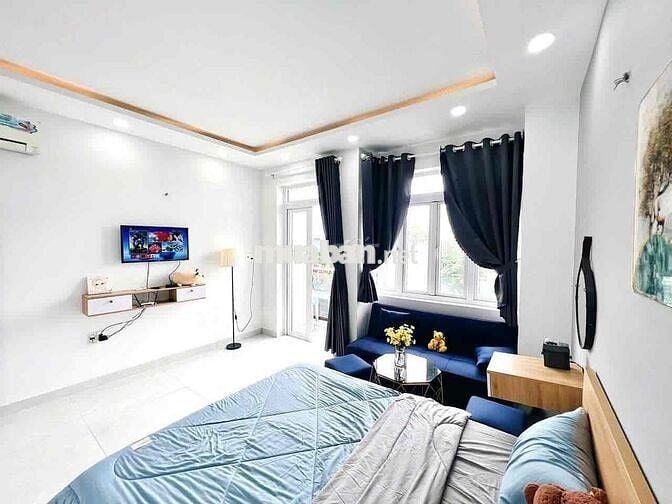 Cho thuê căn hộ 1pn tách bếp ban công giặt riêng full nt ở quận 10