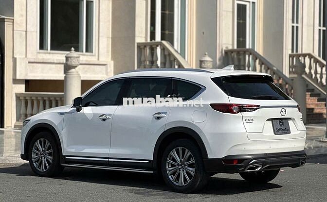 Mazda CX-8 Premium 2024 Trắng Mới Về
