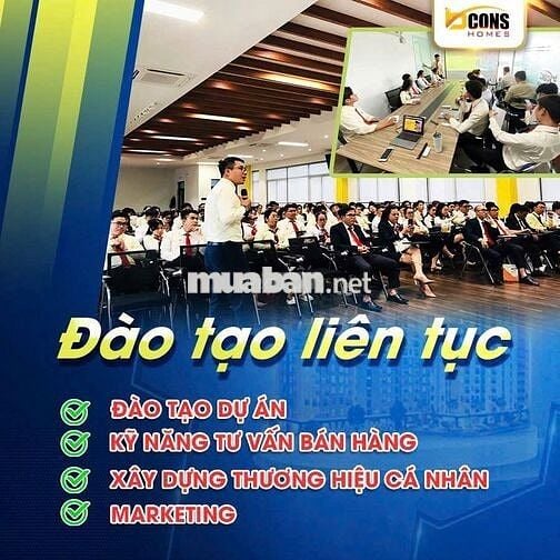 BCONS HOMES Tuyển dụng nhân viên KD BĐS tại TP.HCM