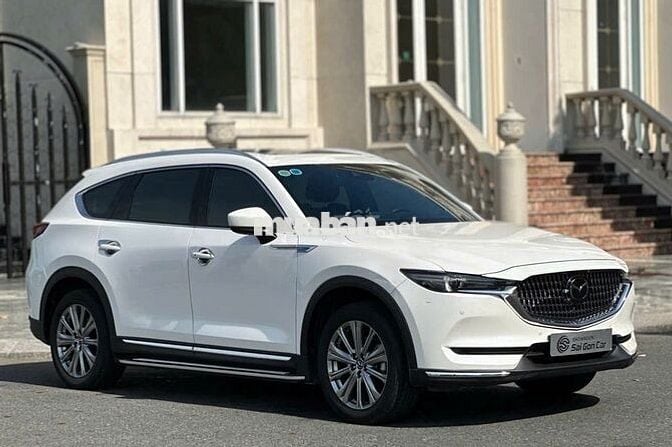 Mazda CX-8 Premium 2024 Trắng Mới Về