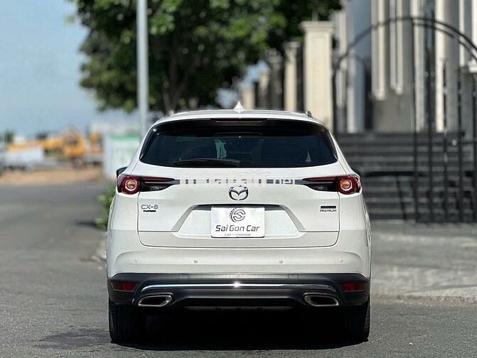 Mazda CX-8 Premium 2024 Trắng Mới Về