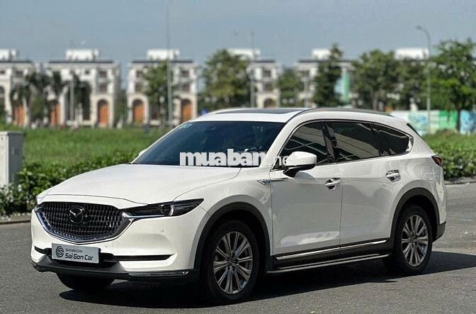 Mazda CX-8 Premium 2024 Trắng Mới Về