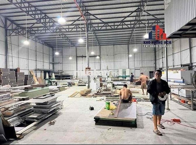 Cần cho thuê xưởng Hóc Môn có Pccc, xe cont 40f