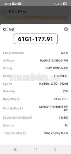 SYM Attila 2024 màu Đỏ