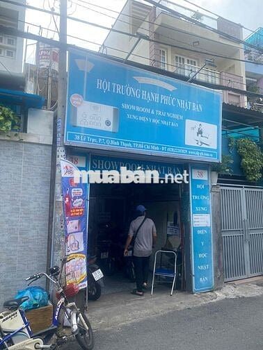 nhà cho thuê dài hạn , mặt tuền số 38, đường lê trực p 7 quận bình tha