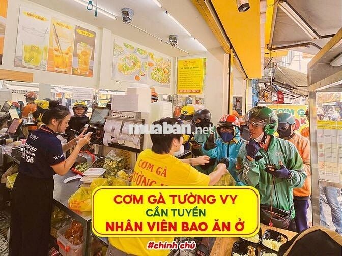 🐥[BAO ĂN, CHỖ Ở SẴN] NHÂN VIÊN QUÁN CƠM TP.HCM 🐥