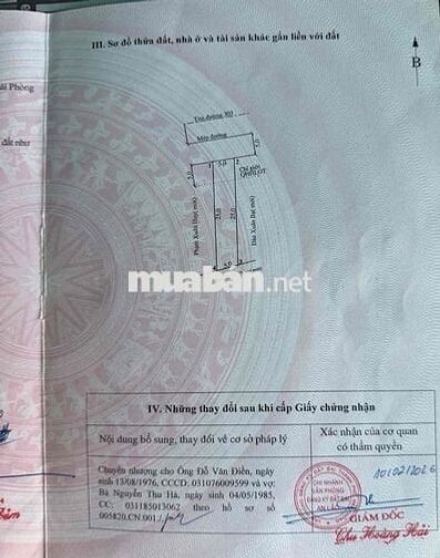 Đất đẹp mặt đường 303 xã An Trường