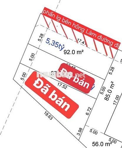 Đất Góc 2MR 5,3x20m Shr MT Đg Tân Hiệp 18 Ngay Song Hành Giao Lê Lợi