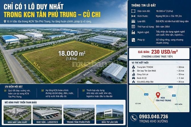 Cần Bán lô đất trong hcn  Tân Phú Trung Củ Chi 