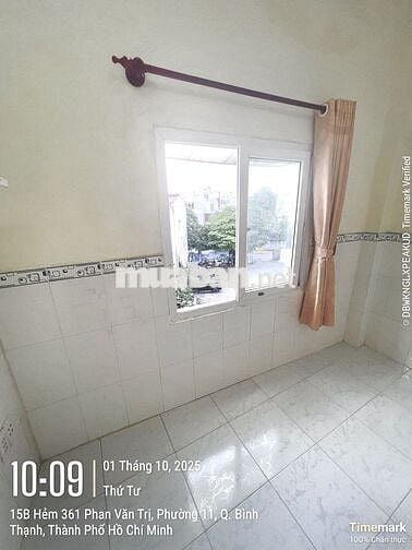 Cho 01 nữ 01 xe, thuê Phòng trọ Bình Thạnh, an ninh, yên tĩnh
