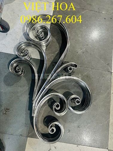 Buôn bán hoa văn, chi tiết sắt mỹ thuật