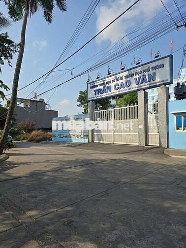 ĐẤT TL 40,ĐỐI DIỆN TRƯỜNG HỌC TRẦN CAO VÂN,DT:170M2,CHỈ 8.95 TỶ 
