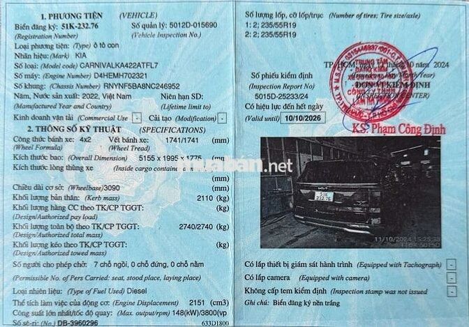 KIA CARNIVAL  SX 2022 PREMIUM DẦU 7 GHẾ 64000KM