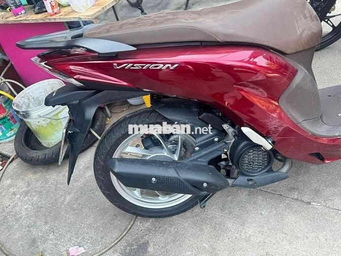 Honda Vision 2025 Cao Cấp màu Đỏ 1500 km
