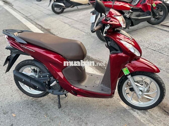 Honda Vision 2025 Cao Cấp màu Đỏ 1500 km