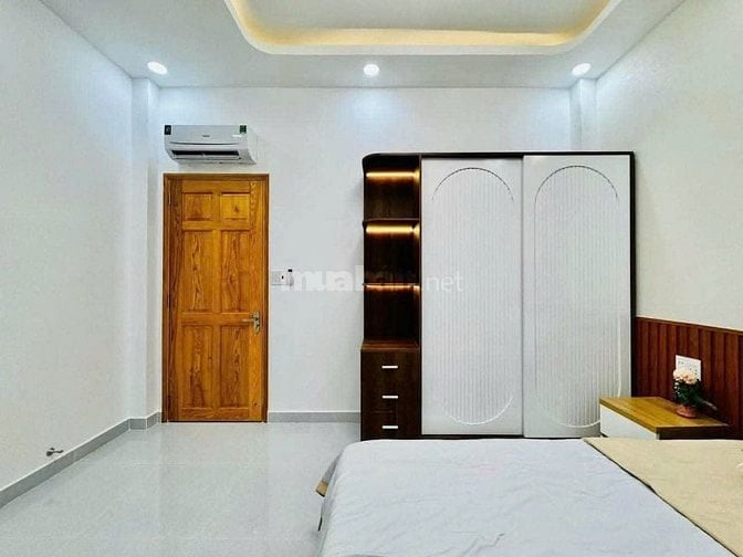 Căn 64.7m² Nơ Trang Long sổ sẵn. Xây 1 trệt 2 lầu, hẻm 4m. Gần chợ