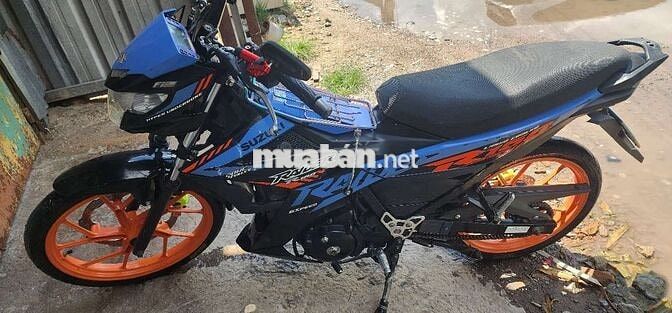 Suzuki Raider Xanh đen cam Xe máy thể thao
